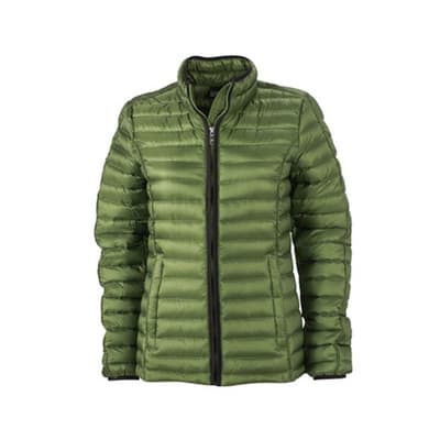James and Nicholson Womens/Ladies Contrast Quilted Down Jacket