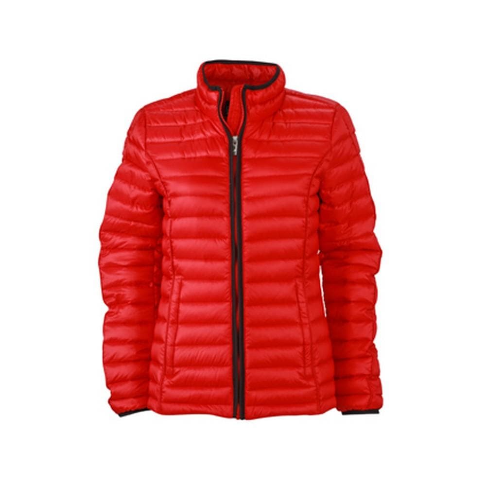 James and Nicholson Womens/Ladies Contrast Quilted Down Jacket