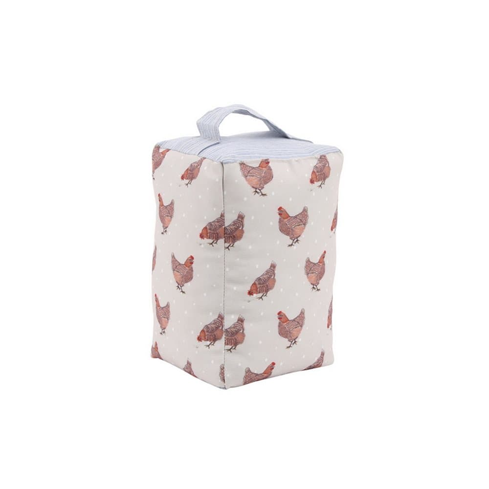 CGB Giftware Holly House Chicken Fabric Doorstop