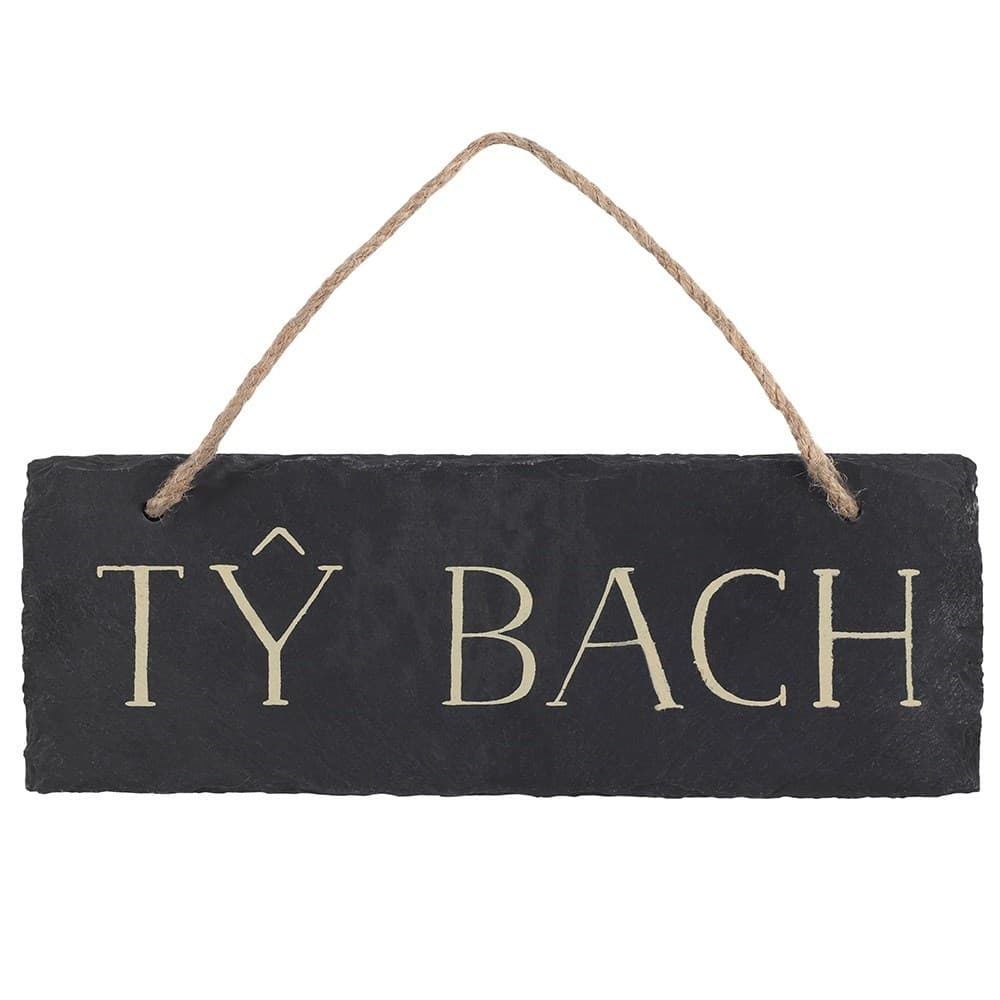 Something Different Ty Bach skifferskylt