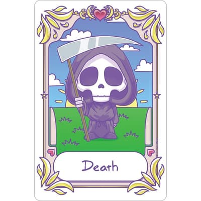 Deadly Tarot Kawaii död tennskylt