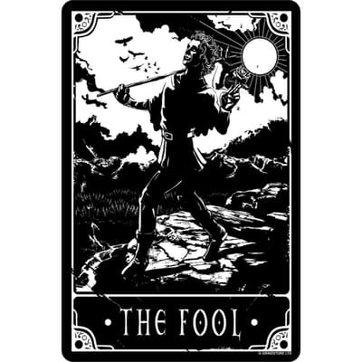 Deadly Tarot Den dumma plåtskylten