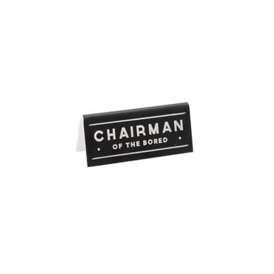 CGB Giftware Dapper Chap Chairman Desk Sign