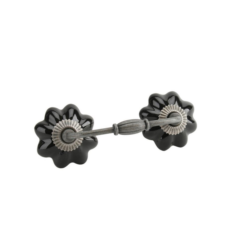 CGB Giftware Twin Black Drawer Handle
