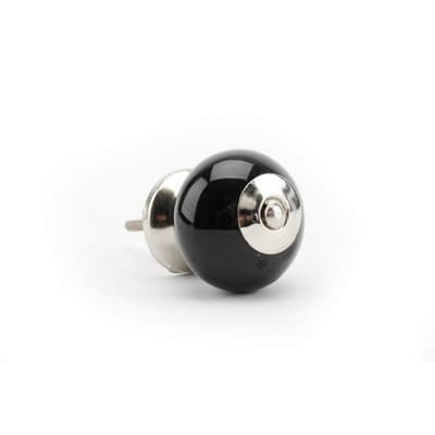 CGB Giftware Black And Silver Drawer Handle