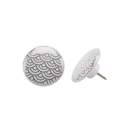 CGB Giftware Large Silver Scallop Design Drawer Handle