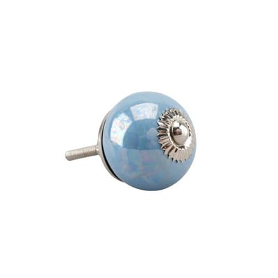CGB Giftware Blue Pearlescent Drawer Handle