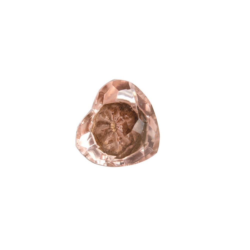 CGB Giftware Glass Heart Drawer Handle