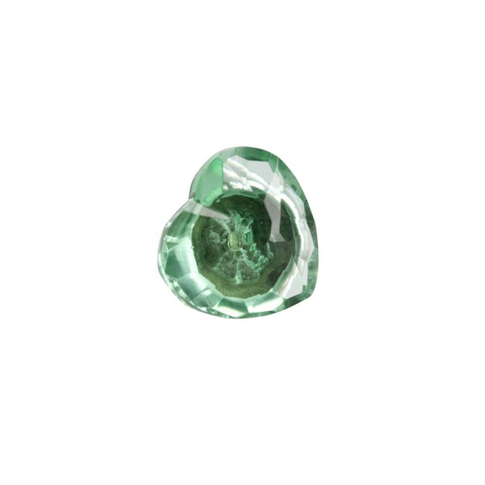 CGB Giftware Glass Heart Drawer Handle