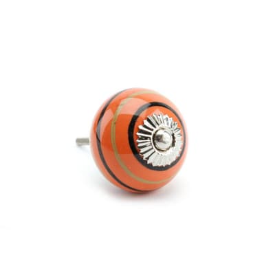 CGB Giftware Red/Stripe Drawer Handle
