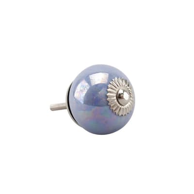 CGB Giftware Lilac Pearlescent Drawer Handle