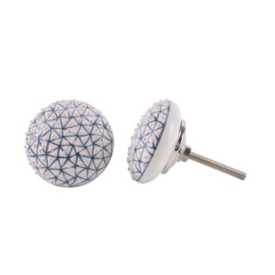 CGB Giftware Blue And Pink Polka Dot Drawer Handle