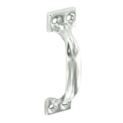 Securit Face Fix Zinc Plated Pull Handles (Pack Of 2)