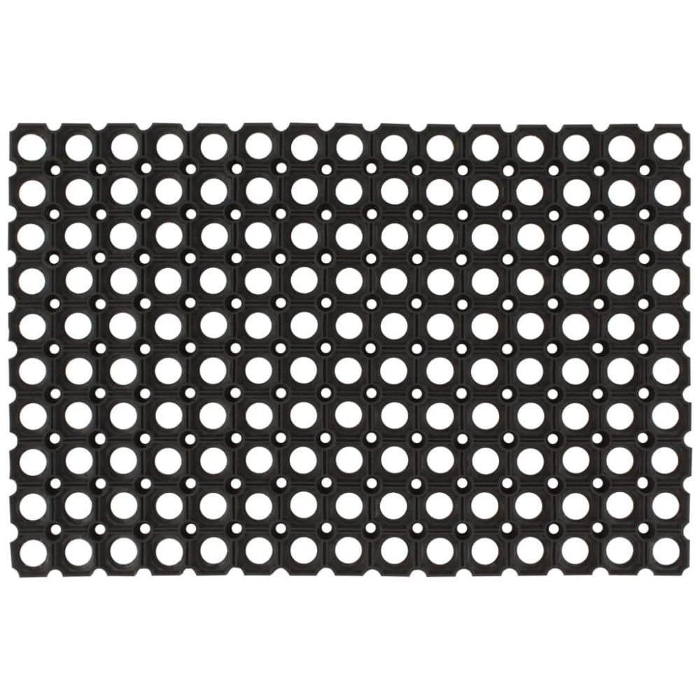 vidaXL Gummimatter 2 stk 16 mm 60x80 cm