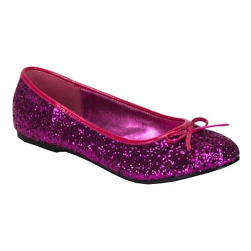 Glitterpumps Lilla