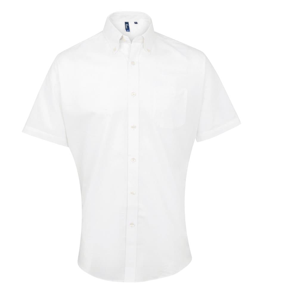 Premier Mens Signature Oxford kortärmad arbetsskjorta