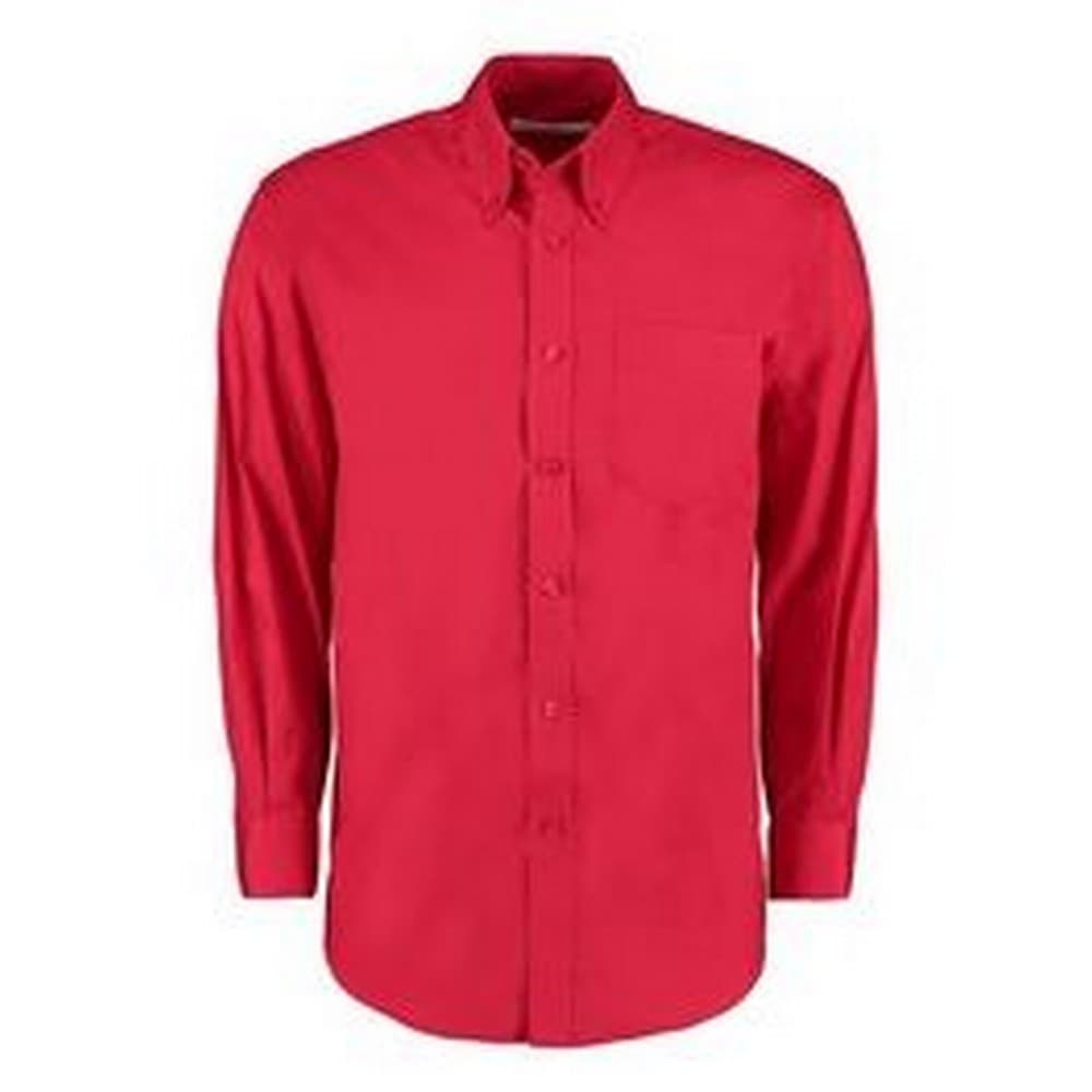 Kustom Kit Mens Corporate Long Sleeve Oxford Shirt