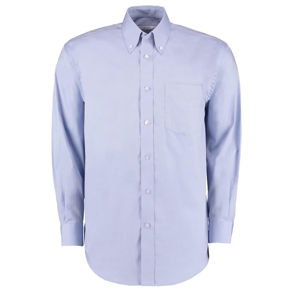 Kustom Kit Mens Corporate Long Sleeve Oxford Shirt