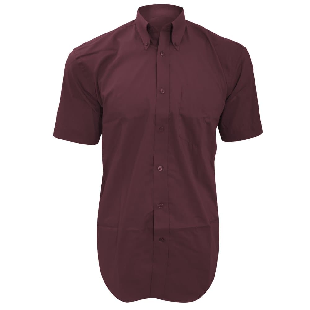 Kustom Kit Mens Short Sleeve Corporate Oxford Shirt