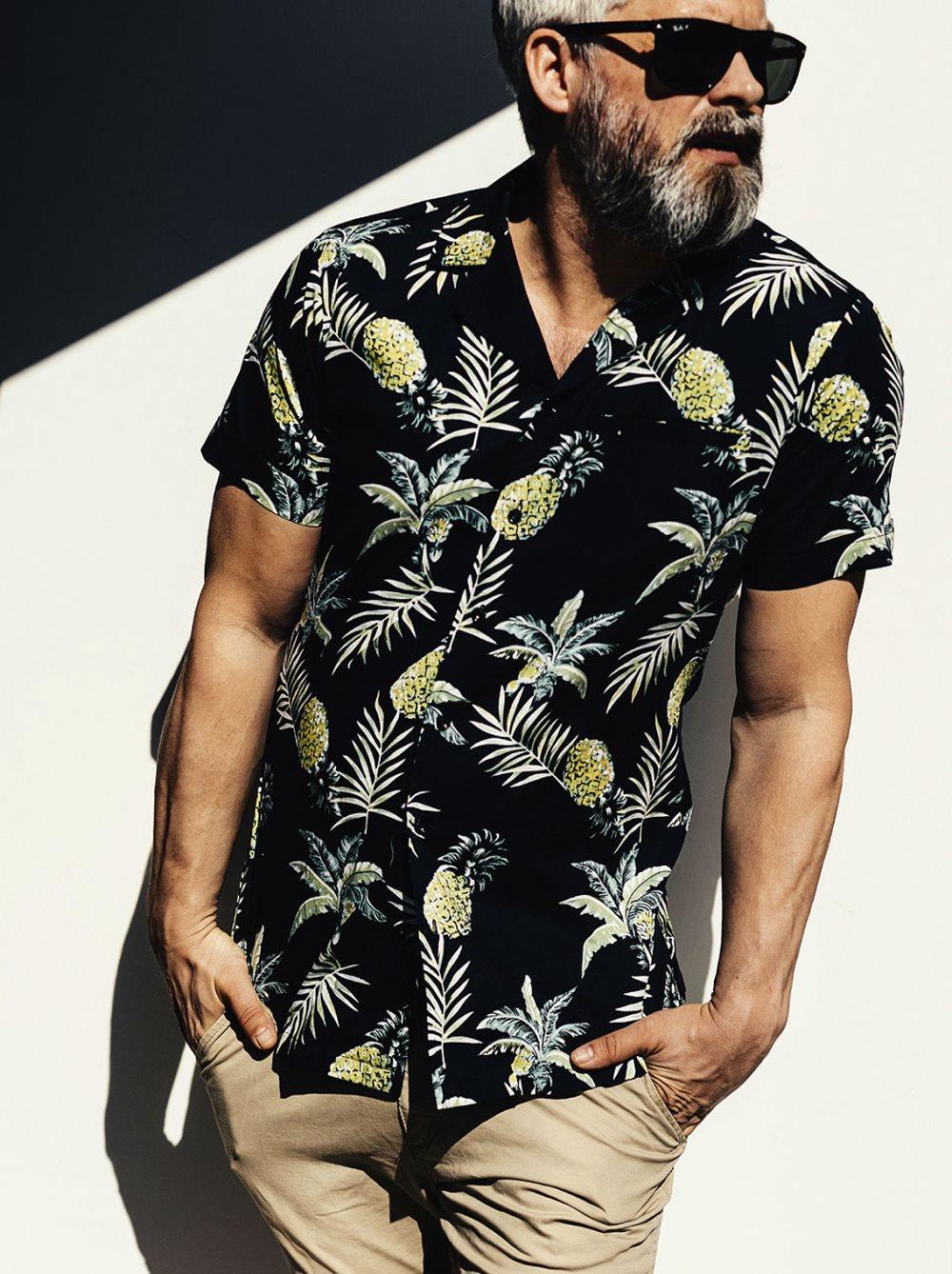 Lyhythihainen paita ananas - Tailor Concept Scandinavia