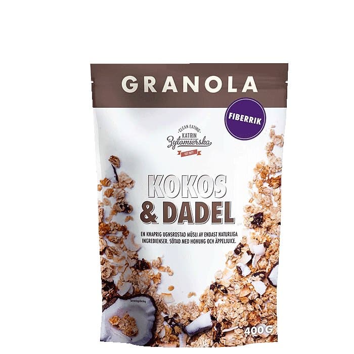 Granola Kokos & Dadel, 400 g