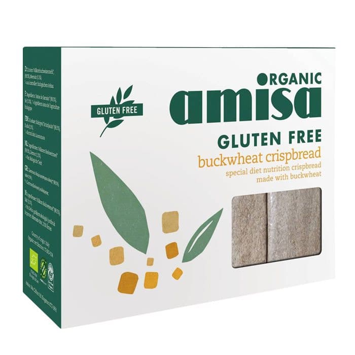 Amisa Glutenfree Buckwheat Crispbread, 120 g