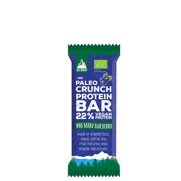 KLEEN Paleo Proteinbar EKO - Who Berry Blueberry, 48 g