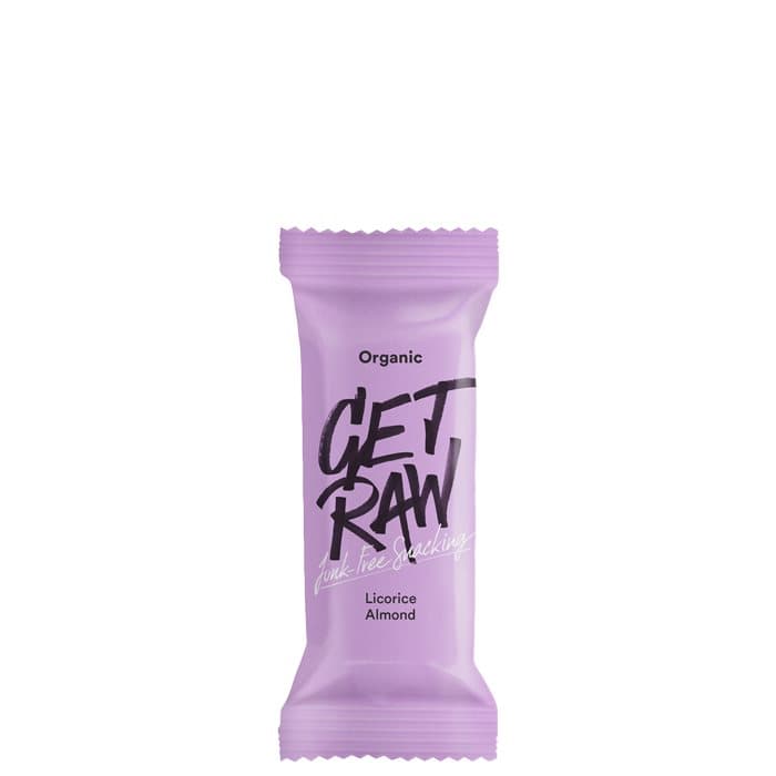 GET RAW Licorice & Almond Bar, 42 g