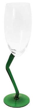 Champagneglas med krökt fot, 12 pack