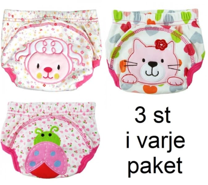 3 St Up&Go Återanvändbara tyg blöjor lämlig upp till 12Kg bebis