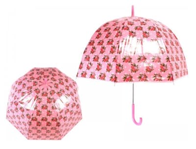 Dome Paraply i klar pvc-plast