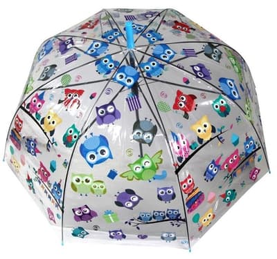 Stor Ugglor Barn Paraply - 90cm i diameter