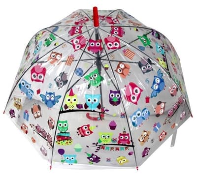 Stor Ugglor Barn Paraply - 90cm i diameter