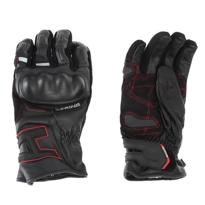 BERING Moto Fabio Black Gloves. PPE-godkänd (lag av den 20/11/2016)