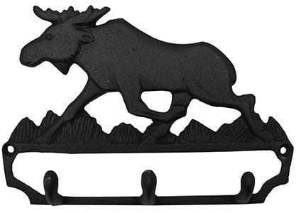 Hängare 3 krokar älgmotiv 6-pack
