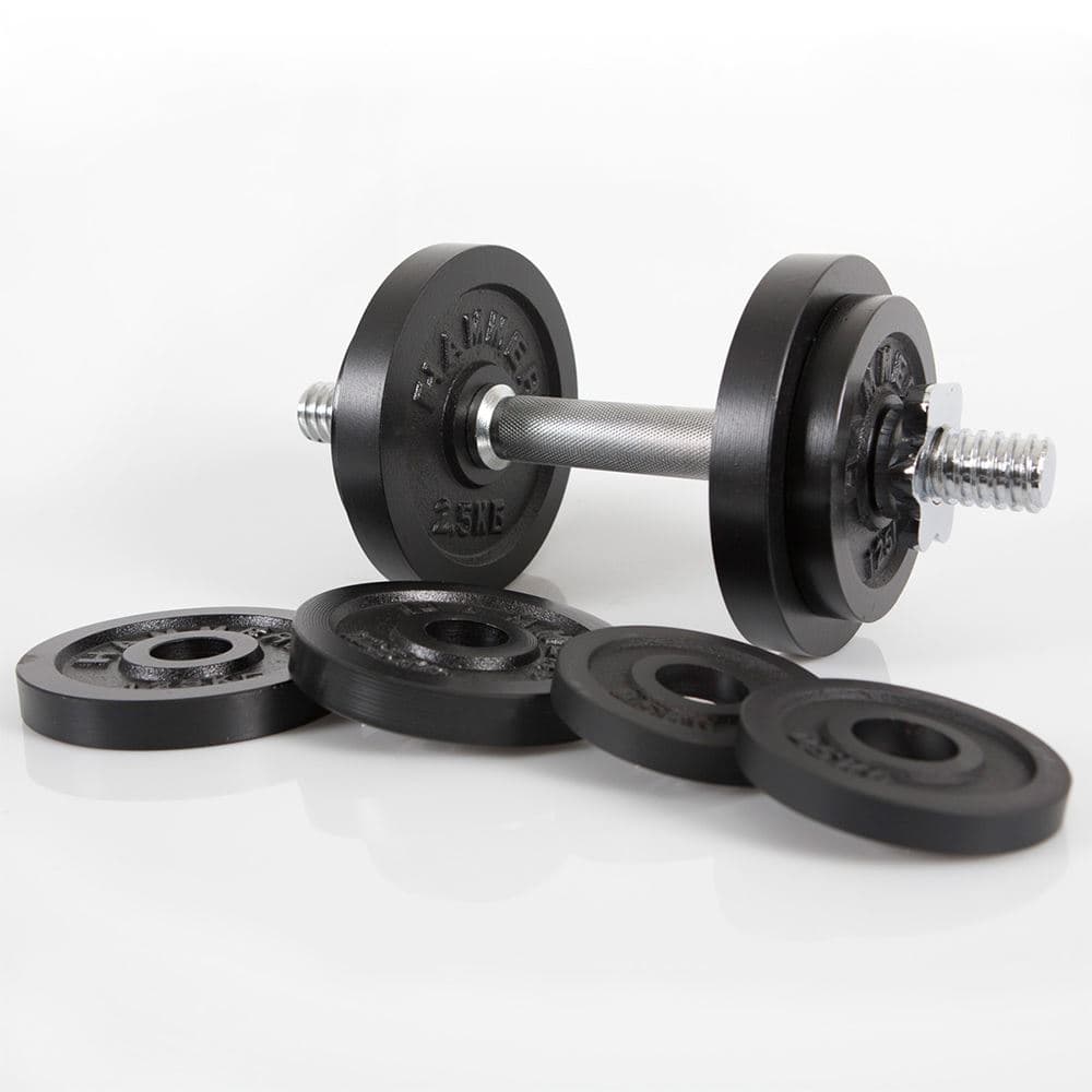 Hammer Dumbbelll Set, Iron (Ø 30 mm), 15 kg