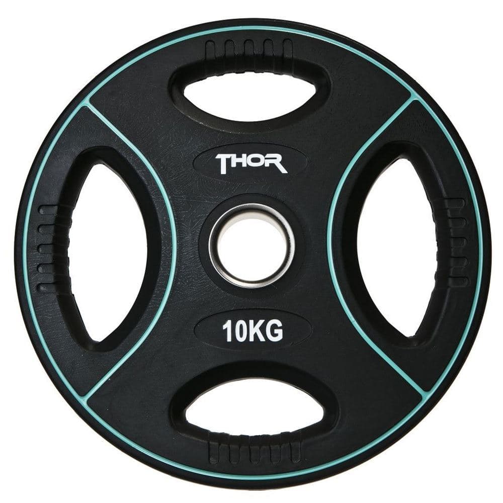 Thor Fitness Svart PU Vektplater 50 mm