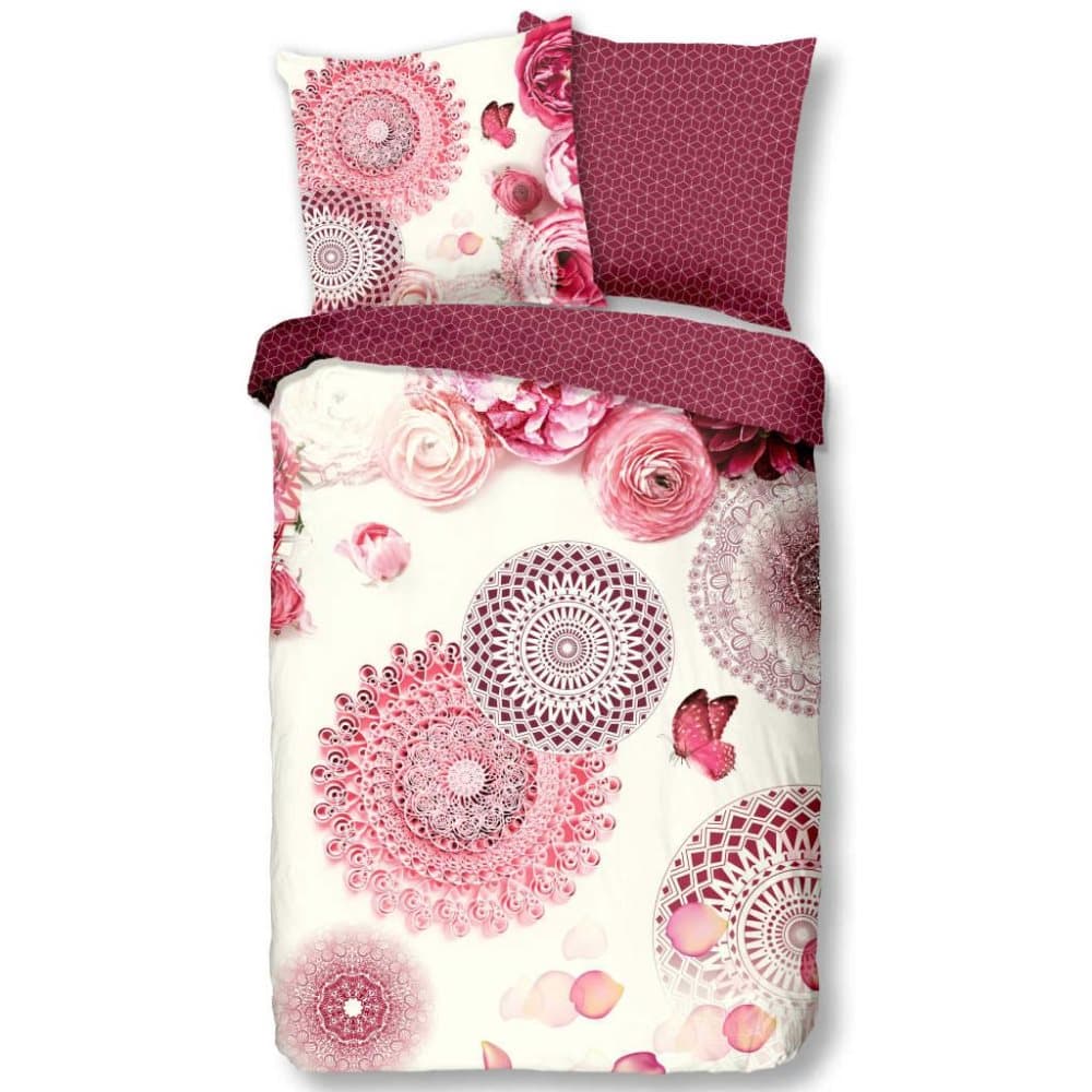 HIP dynebetræk 6096-H Jamuna 200 x 200 cm bordeaux