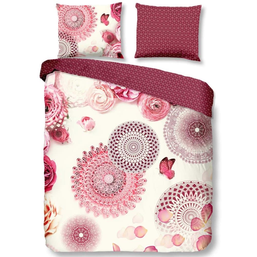 HIP dynebetræk 6096-H Jamuna 140 x 200/220 cm bordeaux
