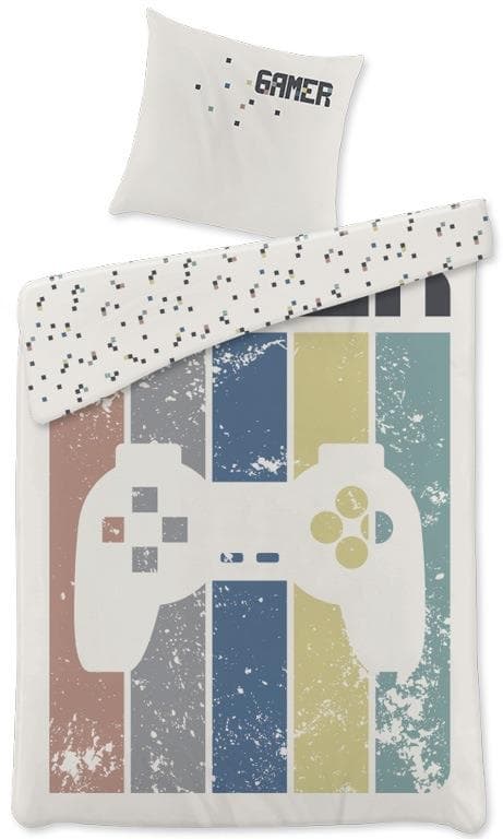 Gamer - sengetøy - 100% organisk bomull - 140x200 cm
