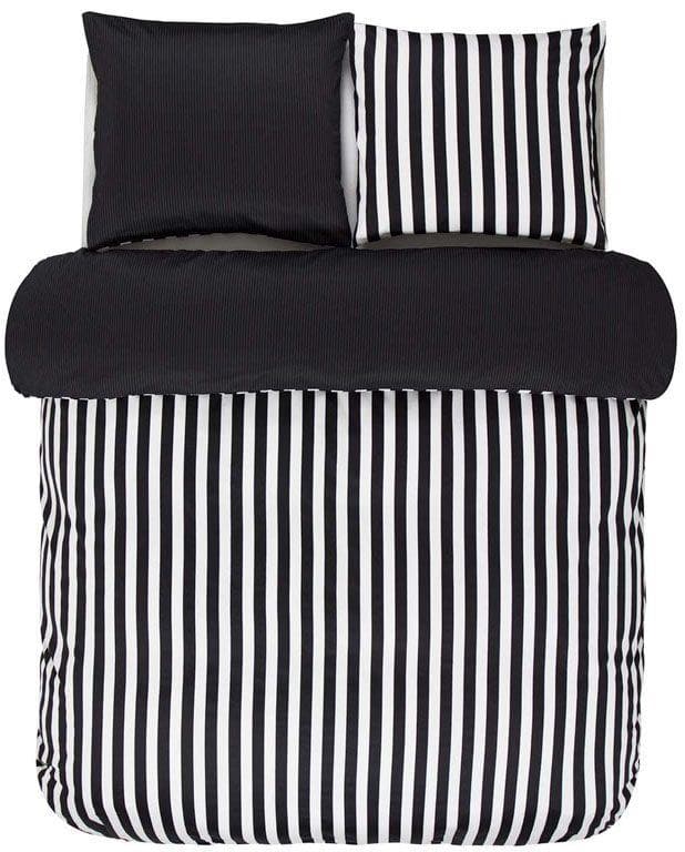 Marc O'Polo Dobbelt sengesæt - 200x220 cm - Marc O'Polo Classic stripe black sengetøj