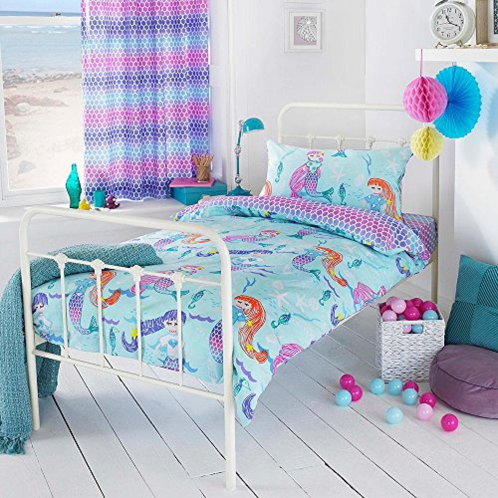 Riva Home Girls Mermaid Duvet Cover Set