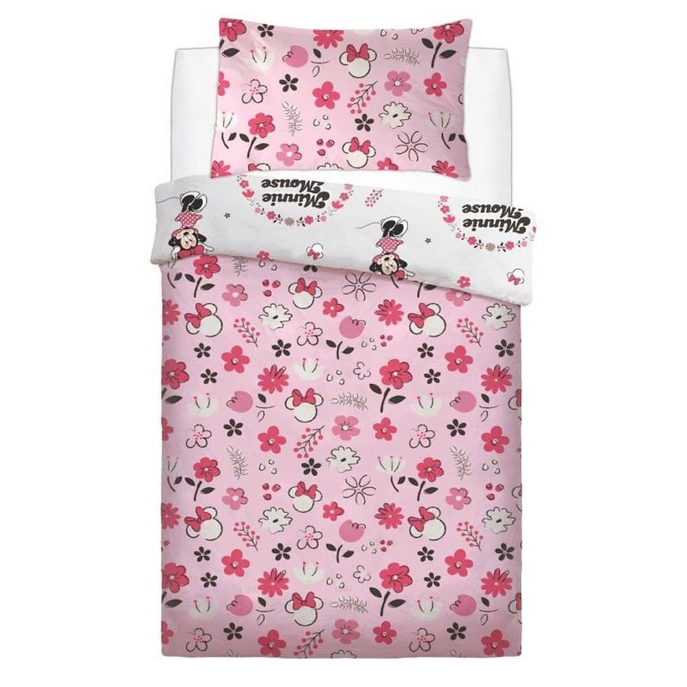 Minnie Mouse Floral Wink Duvet Set