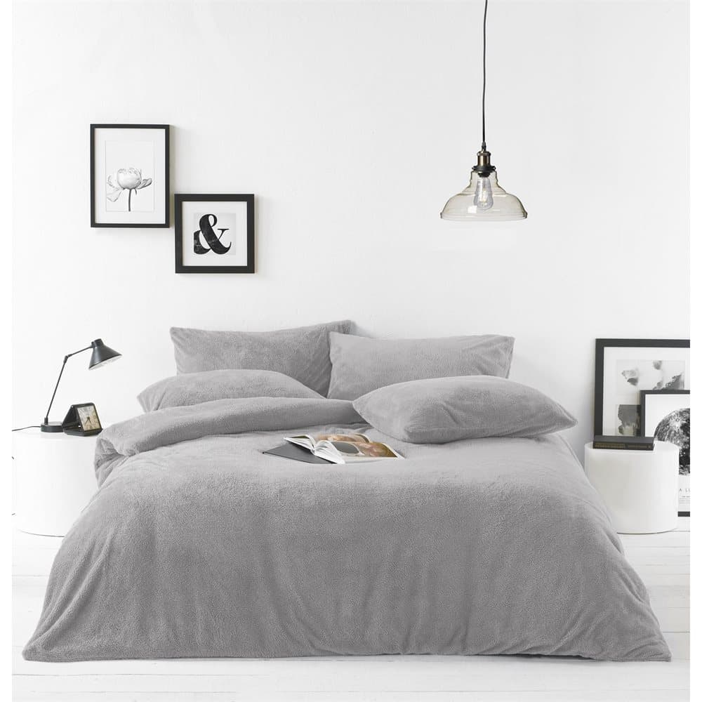 Furn Sherpa Fleece Fabric Duvet Cover Set