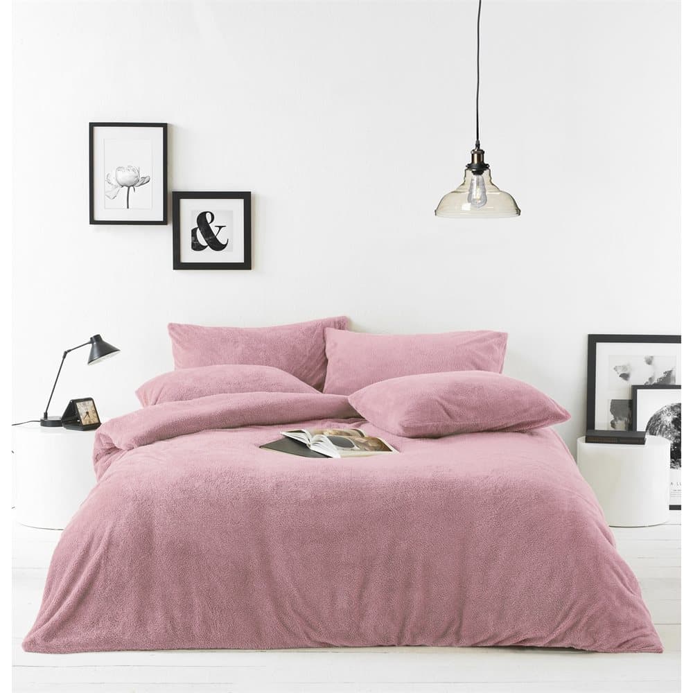 Furn Sherpa Fleece Fabric Duvet Cover Set