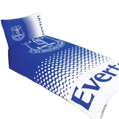 Everton FC Official Reversible Fade Duvet Cover Bedding Set