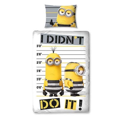 Despicable Me Jailbird Reversible Single Duvet Set