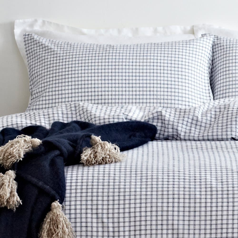 The Linen Yard Signature Hazzy Duvet Cover Set