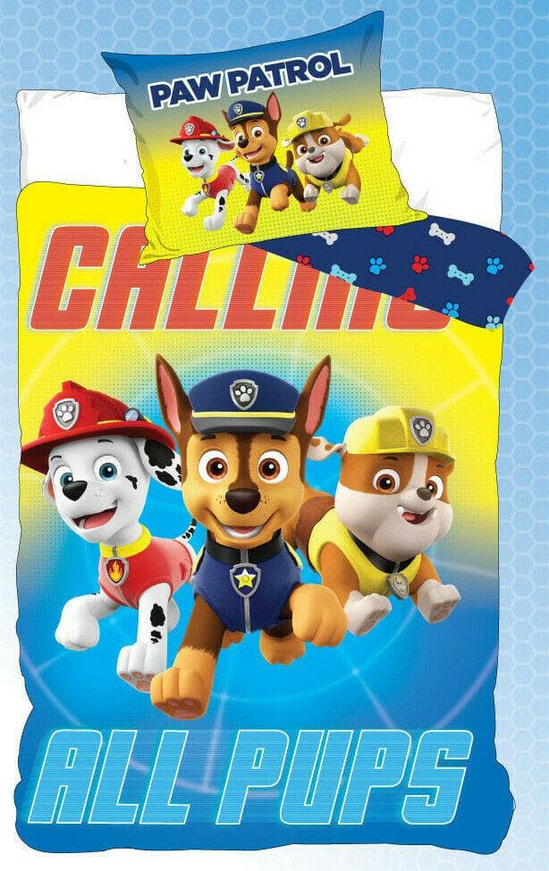 Paw Patrol Calling All Pups sovepose Sengesæt 140x200+70x90cm