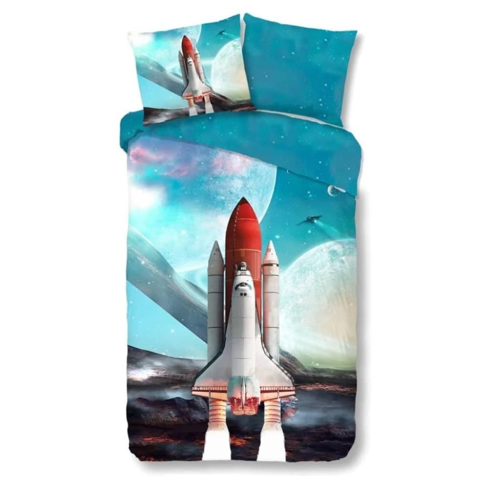Good Morning Dynetrekk barn Space Shuttle 135x200 cm